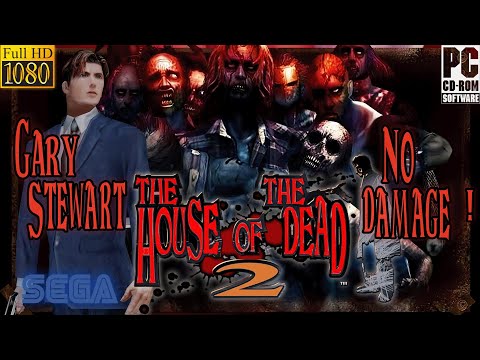 The House of The Dead 2 (Gary Stewart) NO DAMAGE, Very Hard, Red Blood & All Civilians Rescue