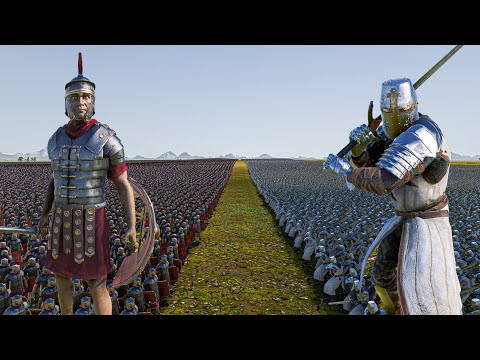 300.000 ROMAN SOLDIERS vs 100.000 HEAVY KNIGHTS - Ultimate Epic Battle Simulator 2 UEBS 2