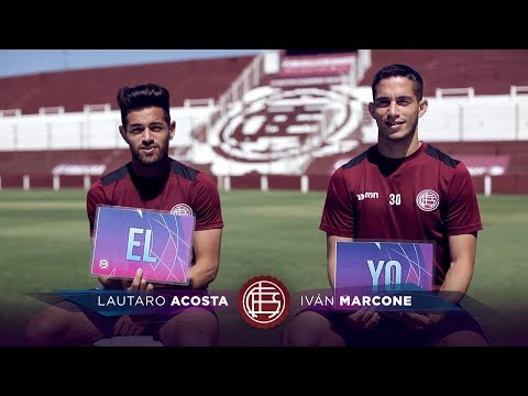 Hagan juego: Lanús despidió a Marcone con el desafío Él vs Yo, junto a Acosta
