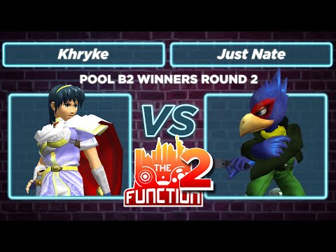The Function 2: TAP | bambi (Falco, Young Link) vs Khryke (Marth) - Pools B3 WR2 SSBM