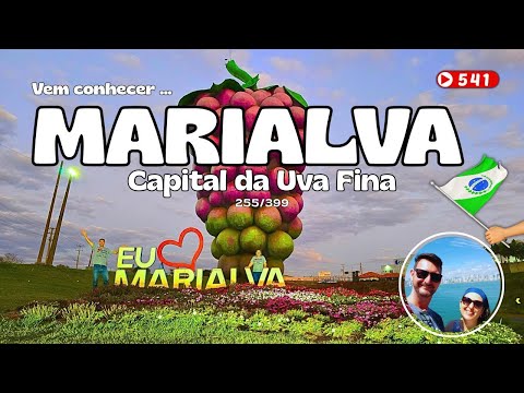 541🌎 MARIALVA PR Capital da Uva Fina 255/399 4k Como é a cidade de Marialva?