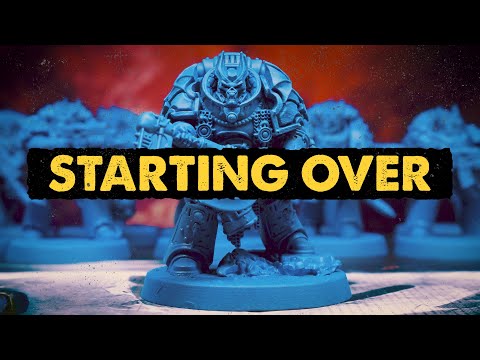 Stripping My Entire Warhammer Army - 30k Night Lords