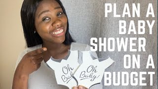 I planned a Baby Shower on a budget // Gender reveal Party