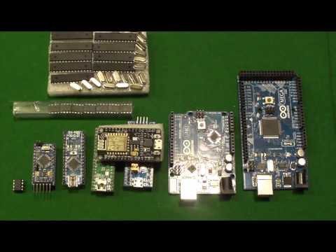 A comparison of many common Arduino types and their uses.
