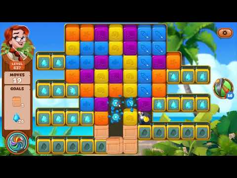 Lost Island Blast Adventure Level 637 - No Boosters