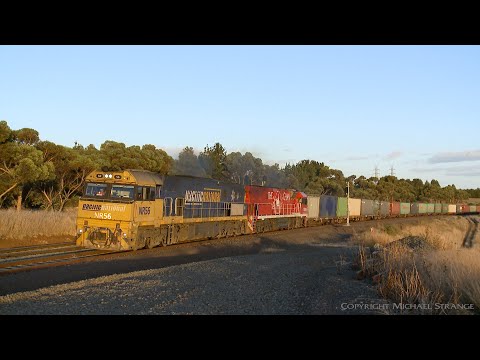 4MA5 Container Train Departs Moorabool Loop (13/2/2019) - PoathTV Australian Railways