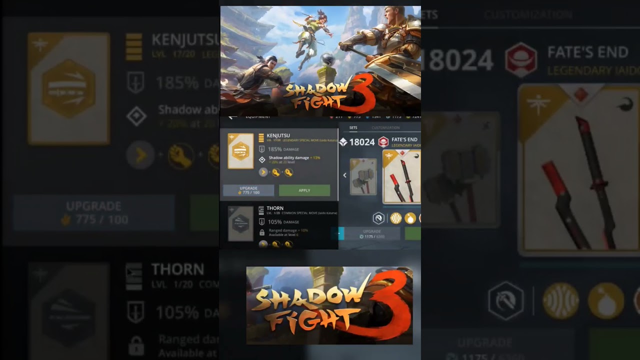 Shadow Fight 3 I KENJUTSU  Converted To Legendary Move