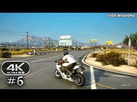 Grand Theft Auto 5 Gameplay Walkthrough Part 6 Side Mission - GTA 5 PC 4K 60FPS (No Commentary)