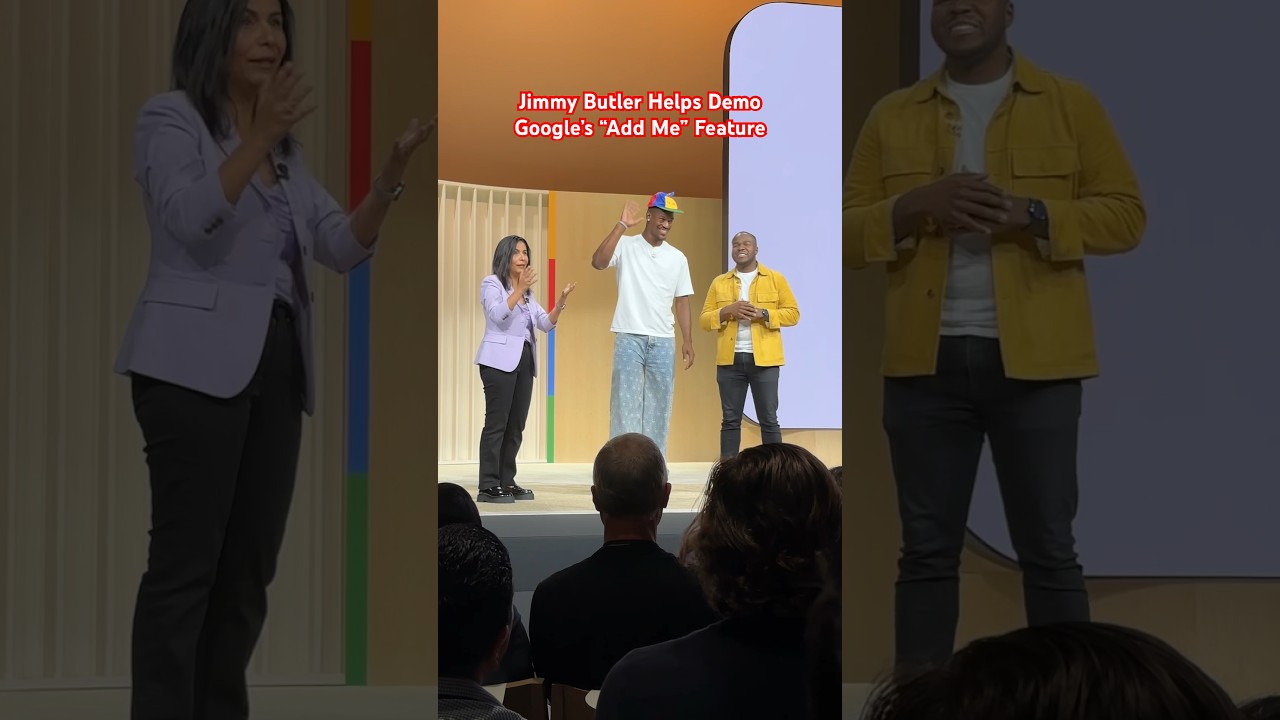 Miami Heat’s Jimmy Butler at Google’s Pixel Event