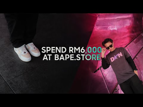 AKU SPEND RM6,000 DI BAPE STORE KLCC