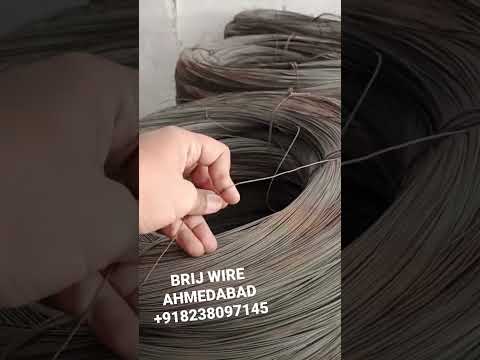 Mild steel black 20 swg binding wire, for construction