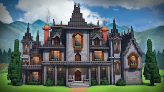 Minecraft: How To Build A Dark Gothic Mansion | Tutorial