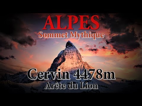 Alpes - Matterhorn - Cervino - Cervin 4478m - Arête du Lion - Alpinisme - Sommet Mythique
