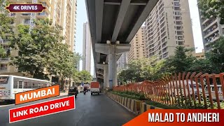 4K Drive on Mumbai Link Road from Malad to Andheri | Mumbai