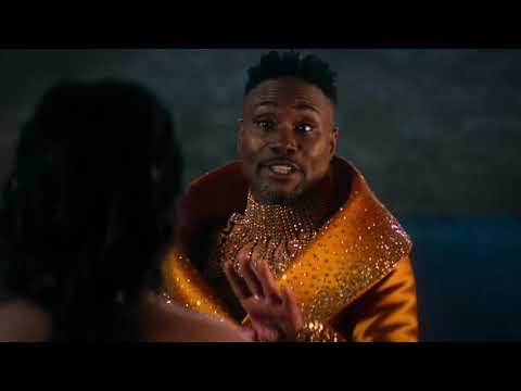 "(Magician) Fabulous Godmother give beautiful dress got Cinderella" || Cinderella (2021) movie clip.