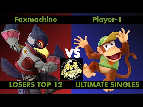 SSBU - 4o4 Smash Night 23 - Faxmachine (Falco) vs Player-1 (Diddy Kong) - Losers Top 12