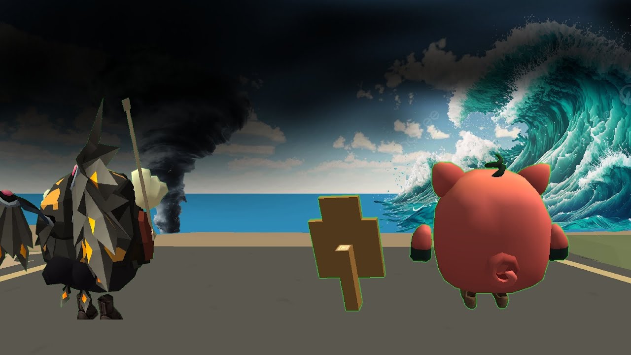 НА НАС НАДВИГАЕТЬСЯ ОГРОМНОЕ ЦУНАМИ И ТОРНАДО В ЧИКЕН ГАН!