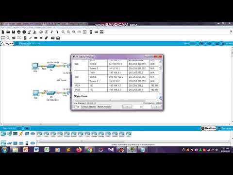 3.4.2.4 - Packet Tracer - Configuring GRE