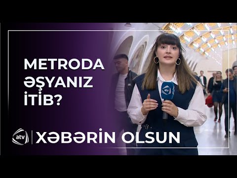 Metroda itən əşyaların aqibəti necə olur?