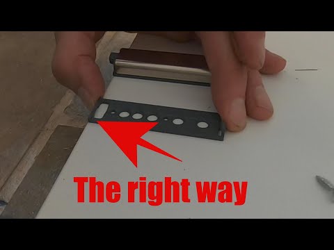 How to install Ikea Utrusta push opener for Sektion cabinets the right way