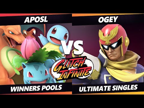 Glitch Infinite - Aposl (Pokemon Trainer) Vs. Ogey (Captain Falcon) - SSBU Ultimate Tournament