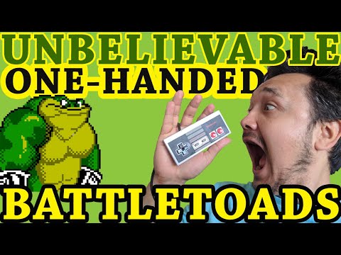 One Handed Battletoads (NES) Challenge