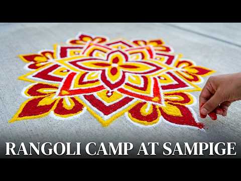 Sampige Rangoli Camp - Science behind the art