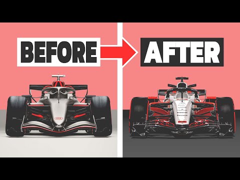 I Tried To REDESIGN The 2026 Audi F1 Car Livery.