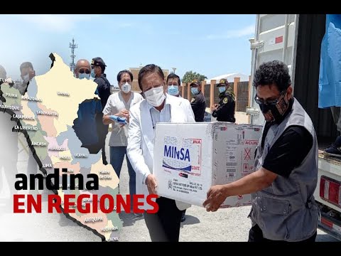 Coronavirus en Perú: región Áncash recibe nuevo lote de más de 30 mil vacunas