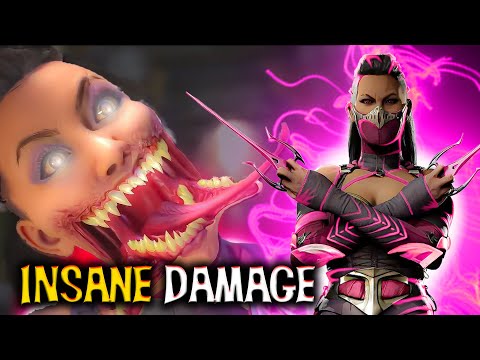 930 DAMAGE in 15 SECONDS Mileena has BROKEN DAMAGE in Mortal Kombat 1... (Mileena gameplay)