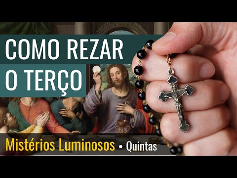 HOW TO PRAY THE ROSARY - LUMINOUS MYSTERIES - THURSDAYS (ILLUSTRATED STEP BY STEP)