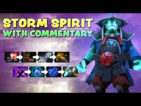 STORM SPIRIT MID - WITH COMMENTARY