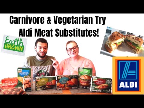 ALDI MEATLESS TASTE TEST! TRYING VEGAN, VEGETARIAN...