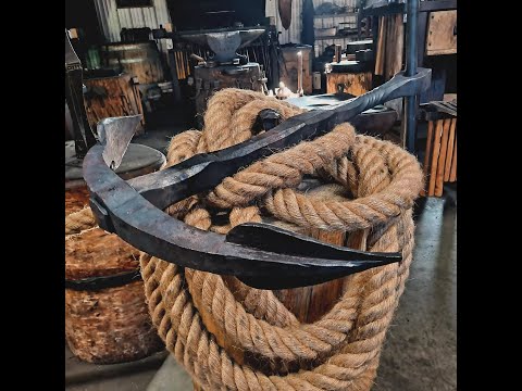 Forge d'une ancre à jas