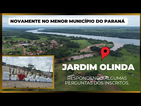 Jardim Olinda o Menor município do Paraná | Mostrando as novidades na cidade em 2024