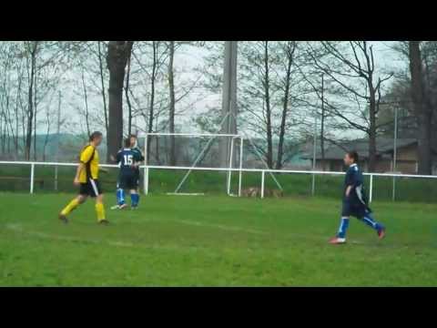 LZS Budkowice - LZS Rożnów 1:2. Mazur Kamil (1:2)