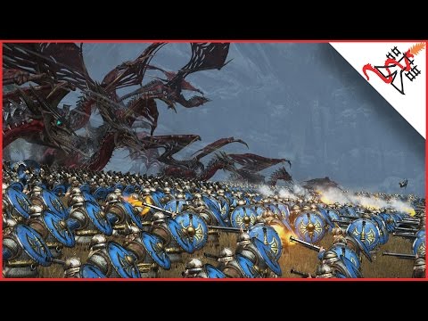 30 ZOMBIE DRAGONS (mod) vs 6240 THUNDERERS - Total War: WARHAMMER