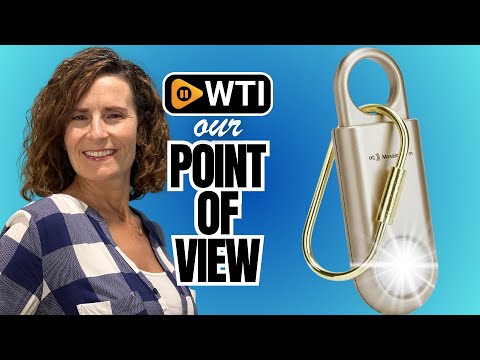 130dB Personal Safety Alarm Strobe Light. Loud Sound Keychain Siren with Carabiner for Women - WTI product video review