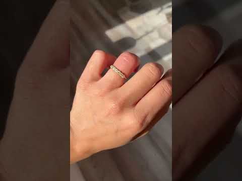 58ctw Old Mine Cut Diamond 7 Stone Band