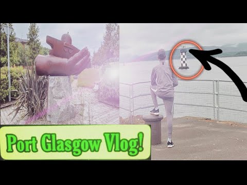HISTORICAL SCULPTURES In Port Glasgow! - Vlog 21(Vlogs in Scotland)