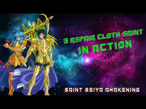 Saint Seiya Awakening : 3 Repair Cloth Saint In Action, Test Aprodhite RC