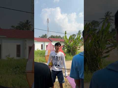 siapa yang kalo main layangan peteng palaan nya di modif kaya gini juga? #komedi #drama #fyp #shorts