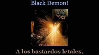 Running Wild - Black Demon - Lyrics / Subtitulos en español (Nwobhm) Traducida