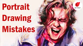 Portrait Drawing Mistakes to Avoid! For Self-Taught Artists & Beginners