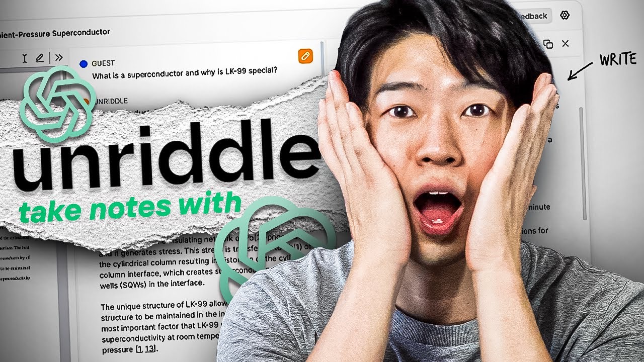 Unriddle: a Note App That Links Your Notes Automatically with GPT-4