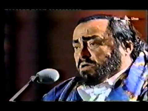 Grace Jones with Pavarotti