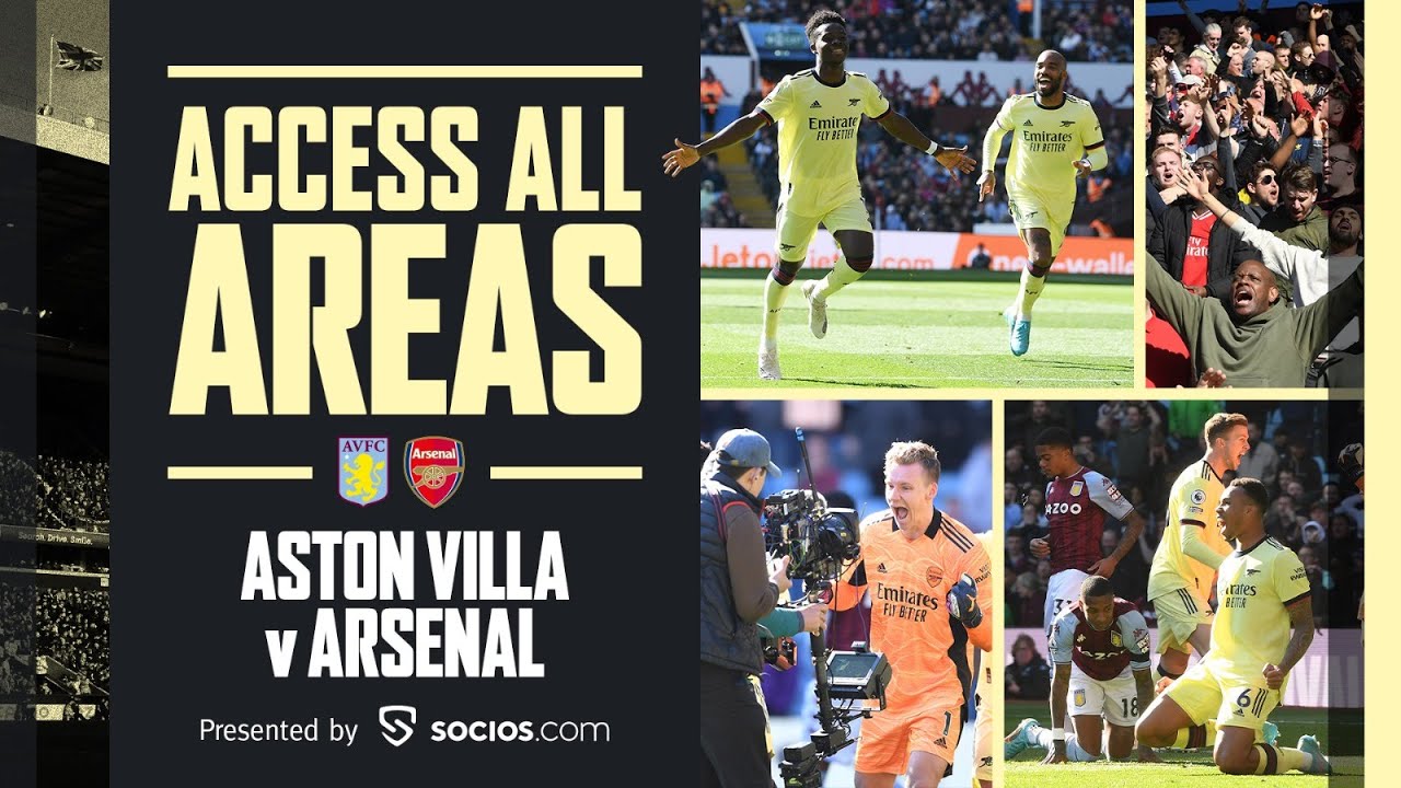 ACCESS ALL AREAS | Aston Villa 0-1 Arsenal | Unseen footage, behind the scenes & more