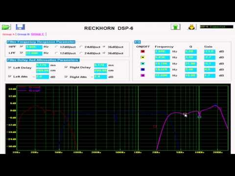 3 Weg Einstellung der DSP-6 Software