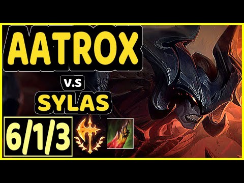 CUZZ (AATROX) vs SYLAS - 6/1/3 KDA JUNGLE GAMEPLAY - KR Ranked MASTER