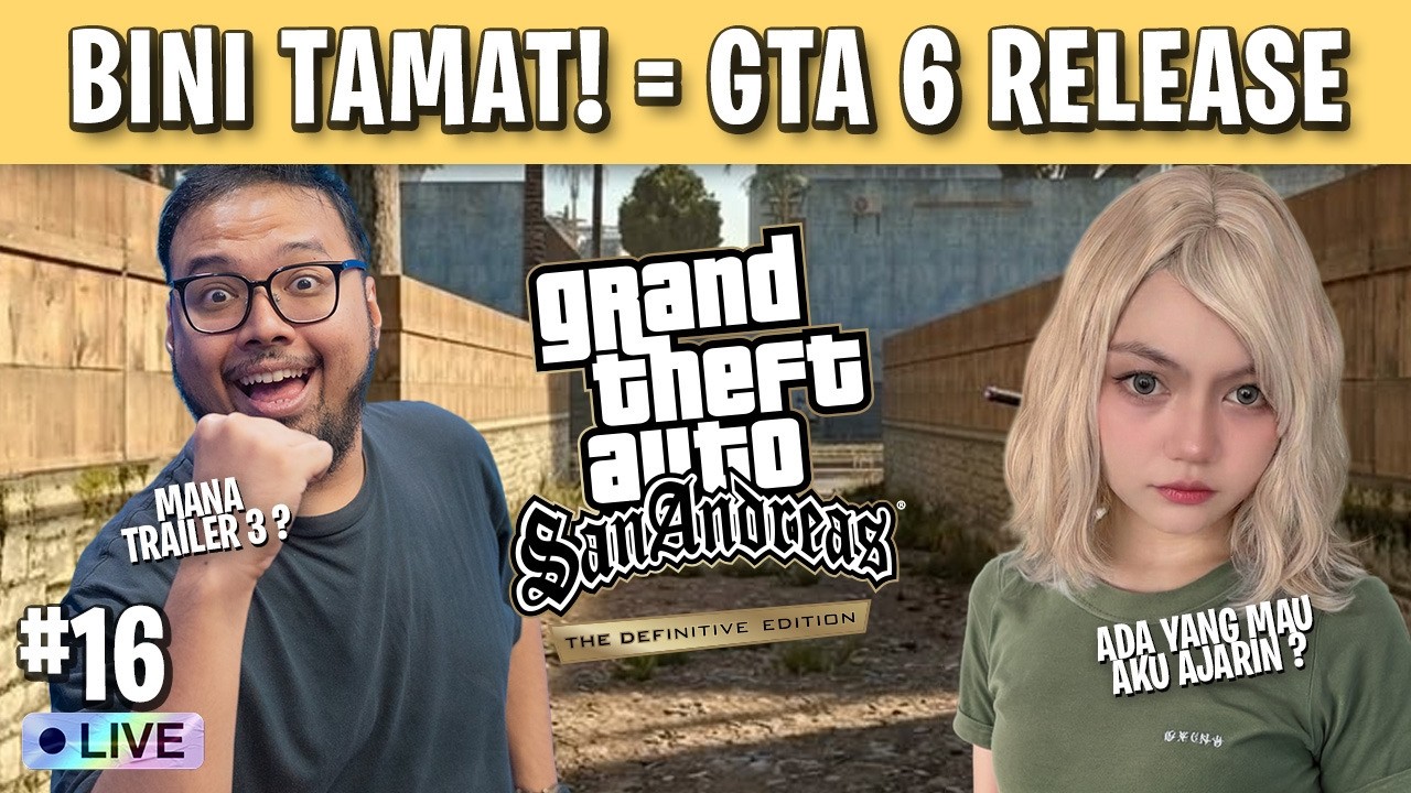 GTA 6 TRAILER 3 Tidak AKAN RELEASE! Kalau ini Belum Tamat! - GTA San Andreas Bareng Istri (16)
